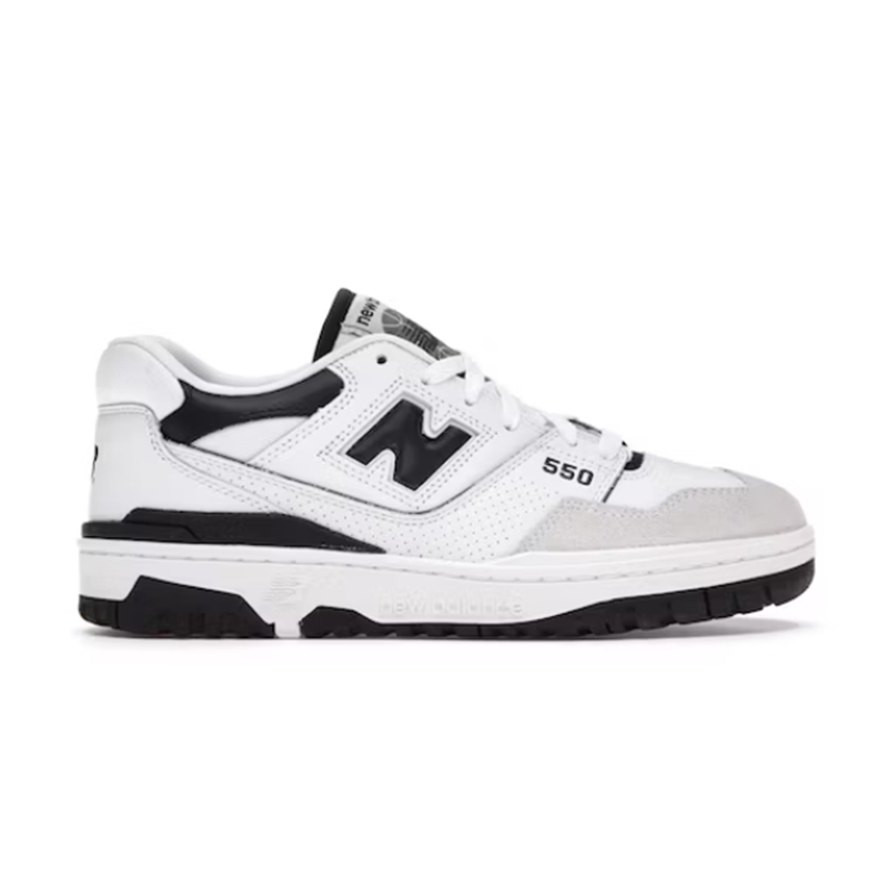 New Balance 550 White Black Sneakers - 2