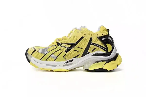 Balenciaga x Asics Runner Yellow Multicolor Sneakers - 1