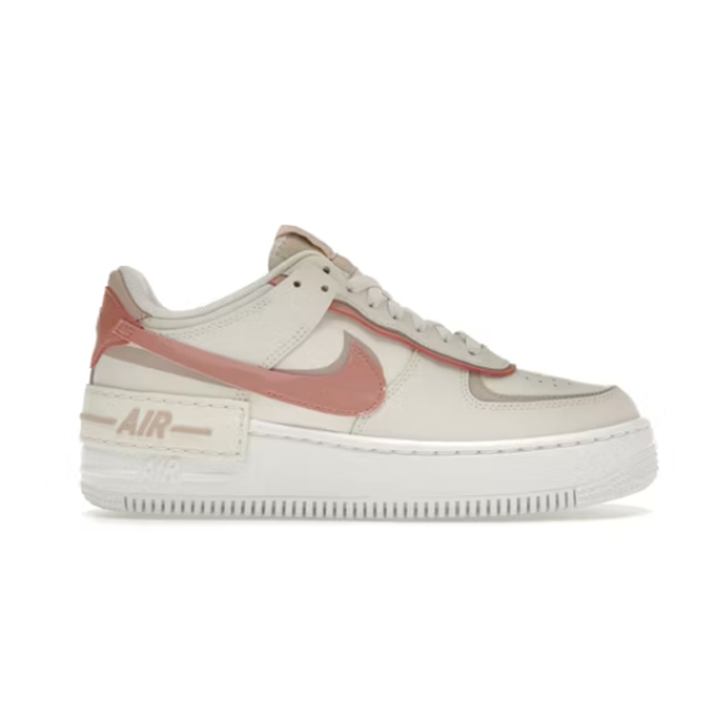 Nike Air Force 1 Shadow Pink Beige Sneakers - 2