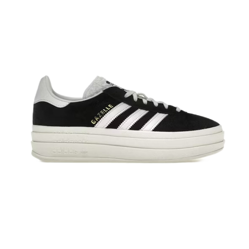 Adidas Originals Gazelle Platform Beige Green Sneakers - 6