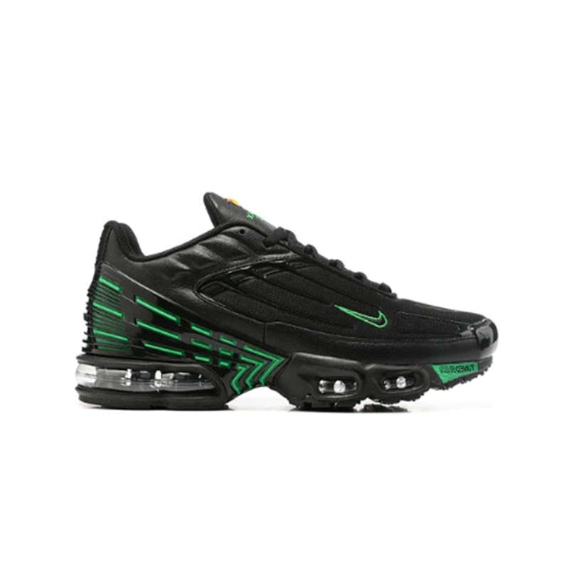 Nike Air Max Plus Black Green Sneakers - 2