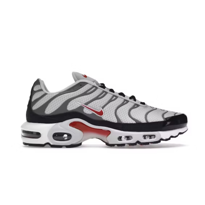 Nike Air Max Plus White/Gray/Red Sneakers - 2