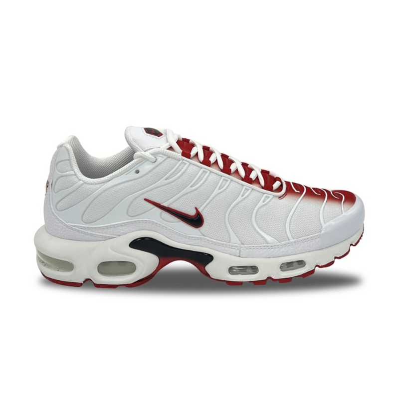 Nike Air Max Plus White Red Sneakers - 2
