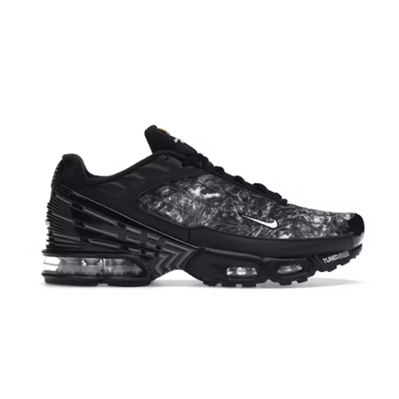 Nike Air Max Plus TN Black Marble Print Running Shoes - 2