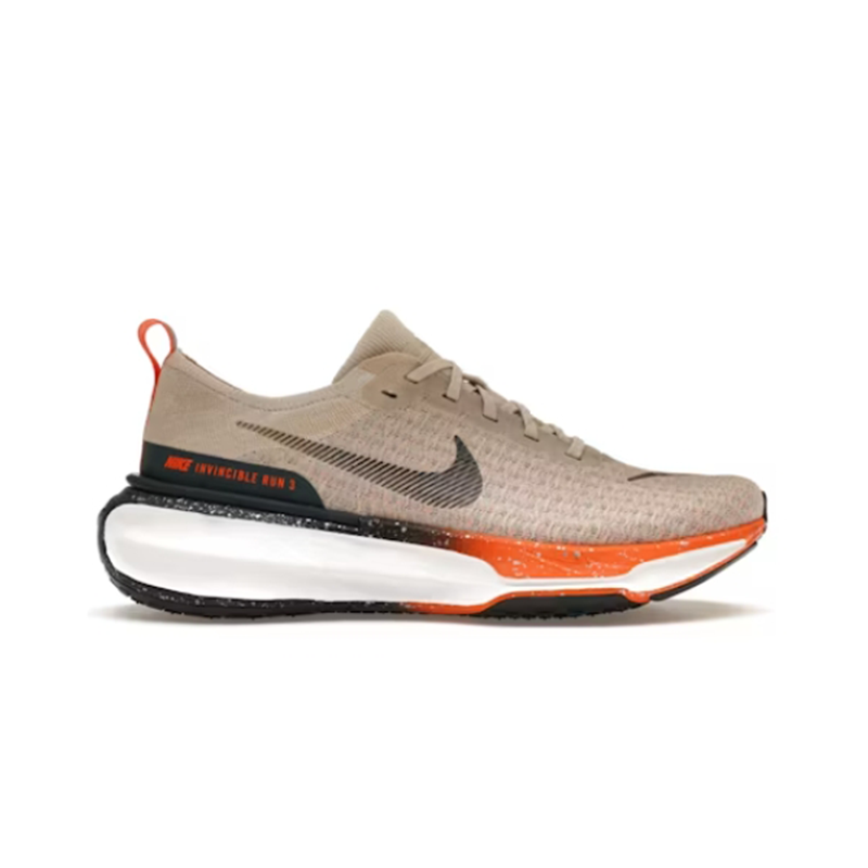 Nike Invincible Run 3 Beige Orange Running Shoes - 2