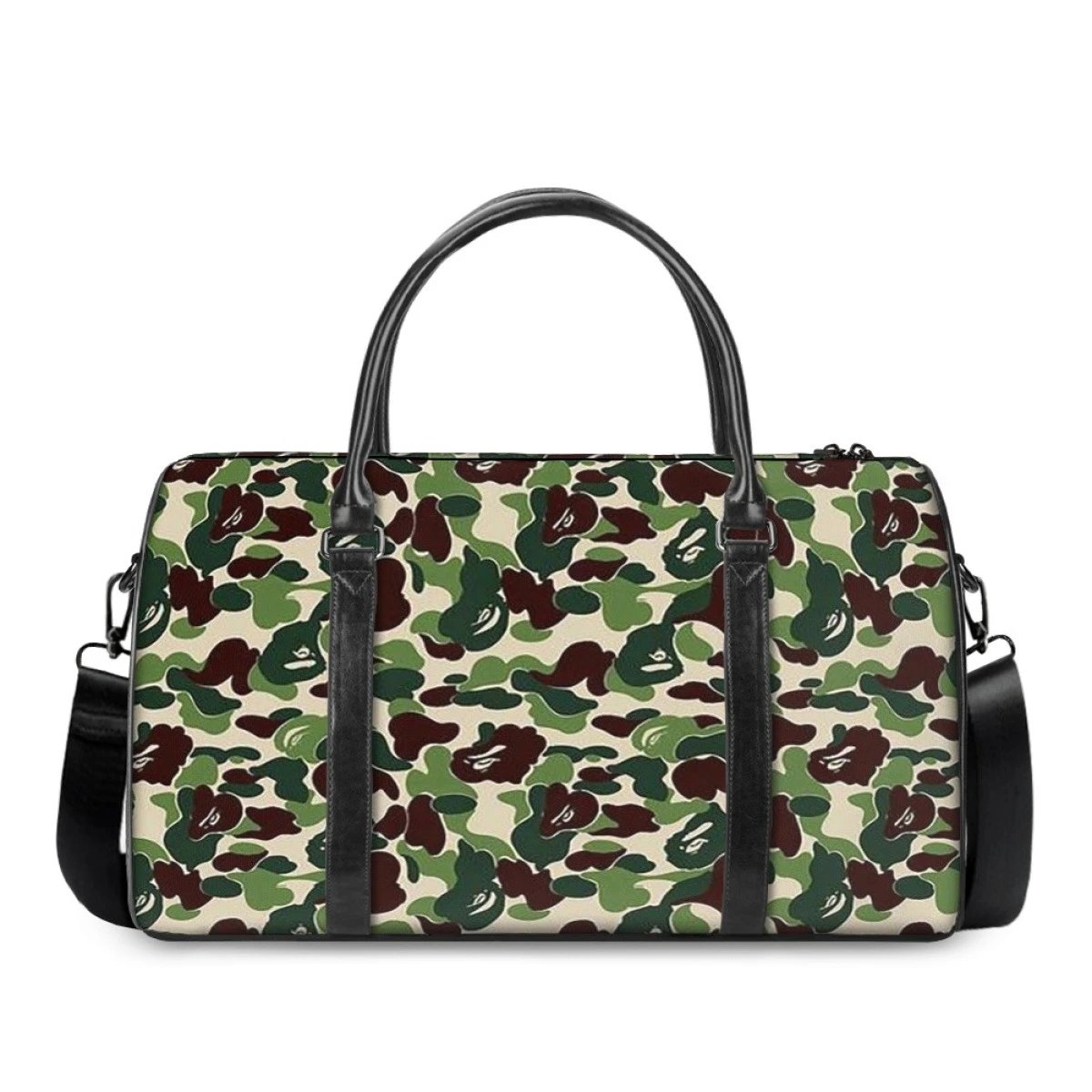 A BATHING APE Travel Bags Head Camouflage Print — Bape0019P37B-1