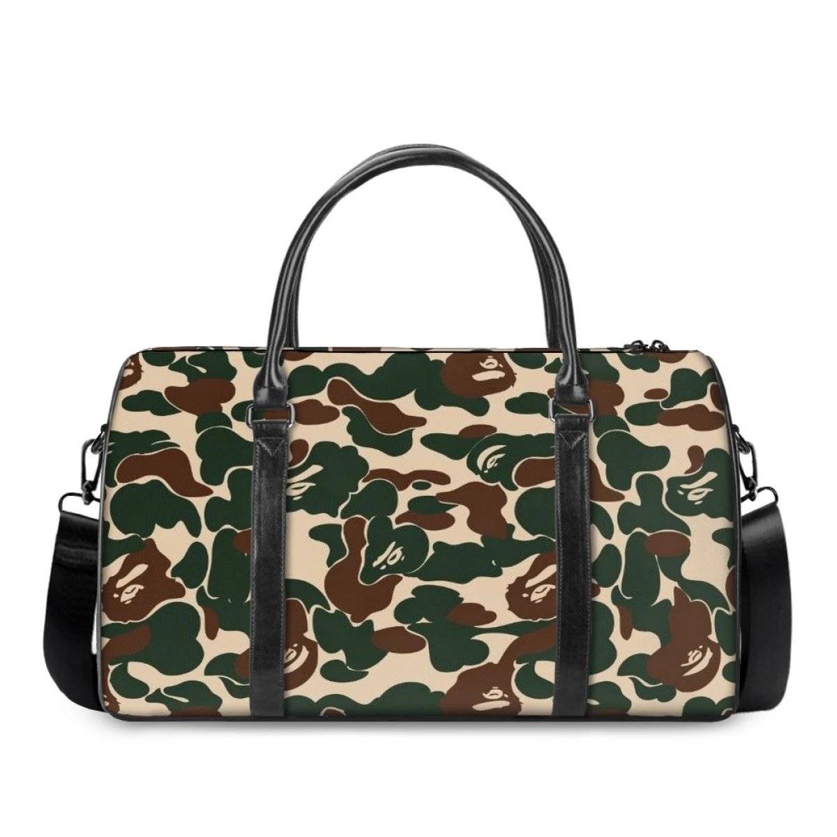 A BATHING APE Travel Bags Head Camouflage Print — Bape002P37B-1