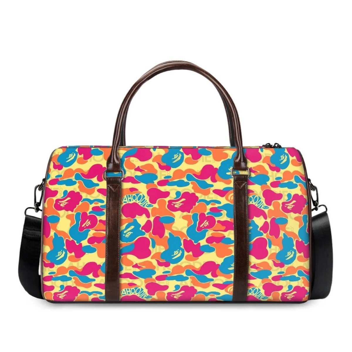 A BATHING APE Travel Bags Head Camouflage Print — Bape003P37-1