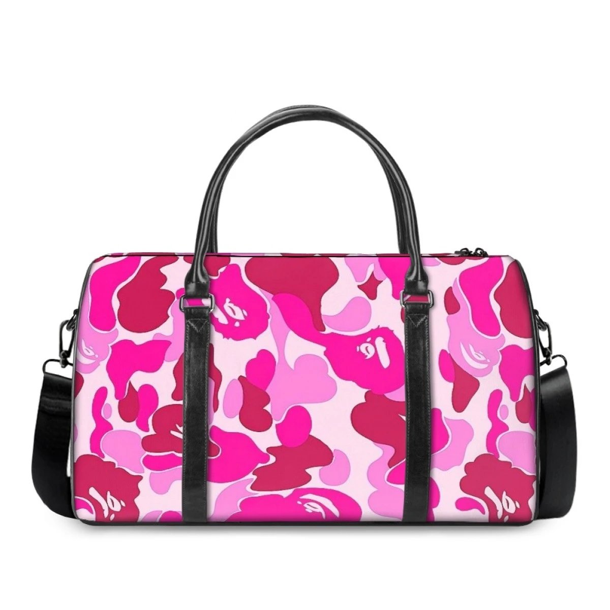 A BATHING APE Travel Bags Head Camouflage Print — Bape0017P37B-1