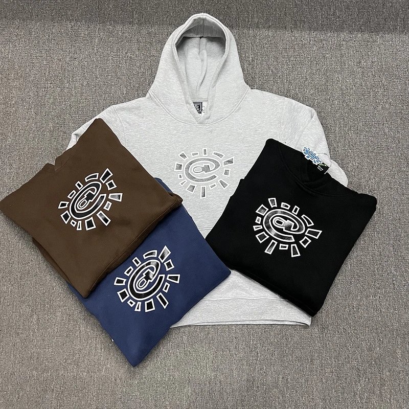 Design Graphic Hoodie Gray - 4