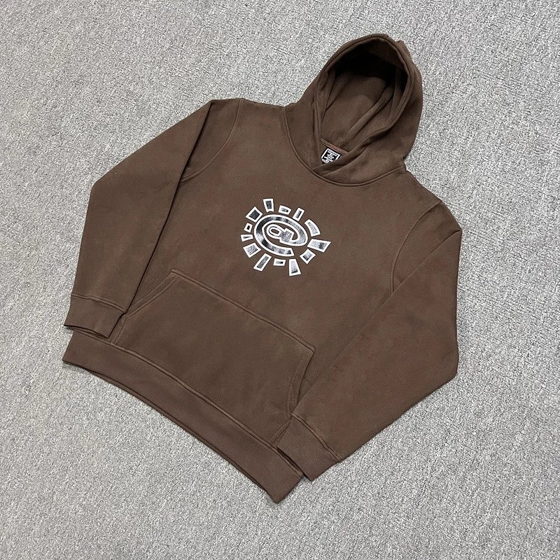 Design Graphic Hoodie Gray - 3