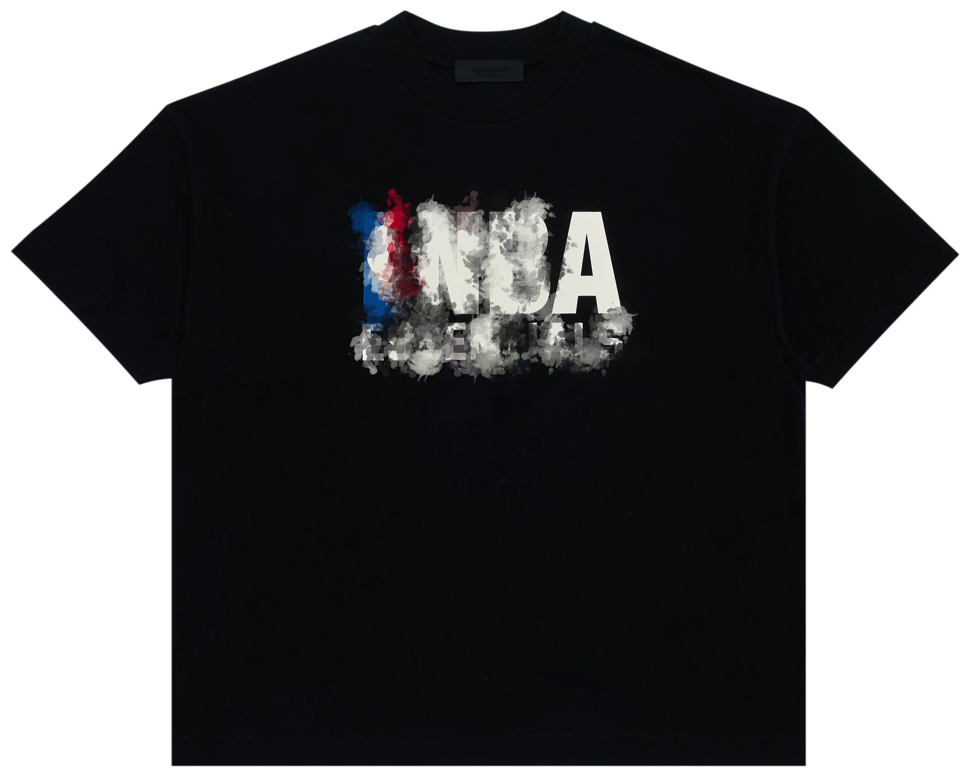 Fear of God NBA Essentials T-shirt Watercolor Logo Black