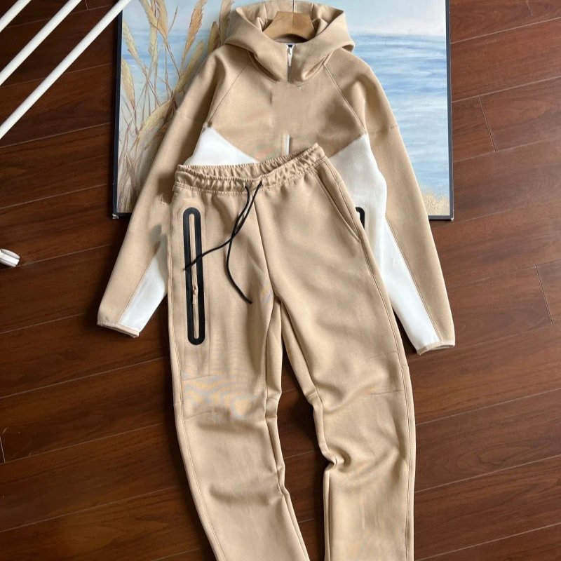 Khaki with White