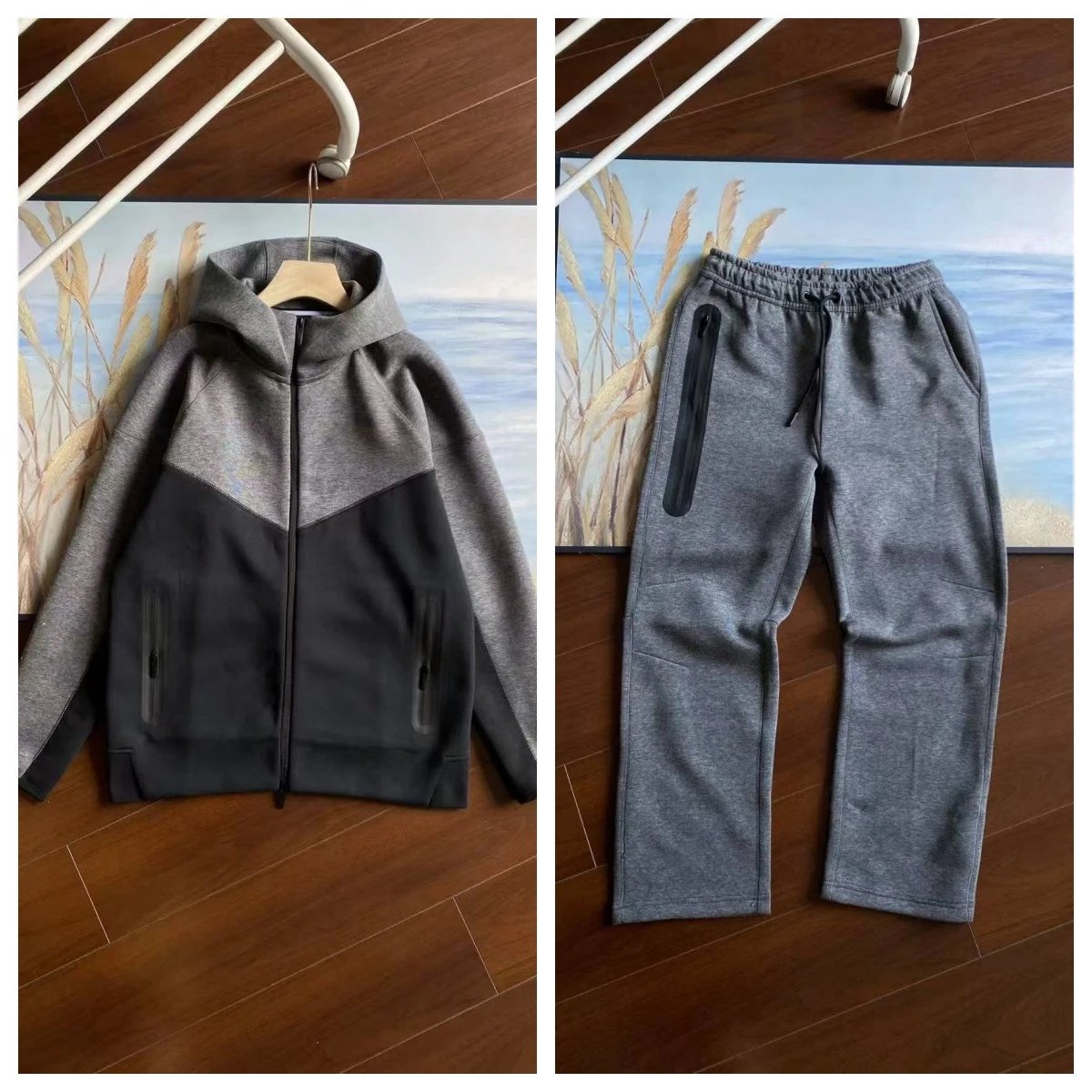 Black with Dark Gray