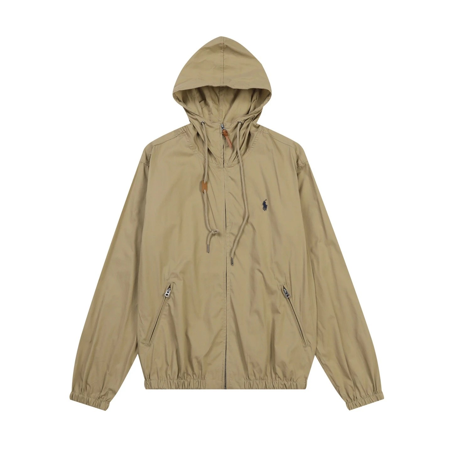 Polo Ralph Lauren Windbreaker Jacket Hooded Khaki