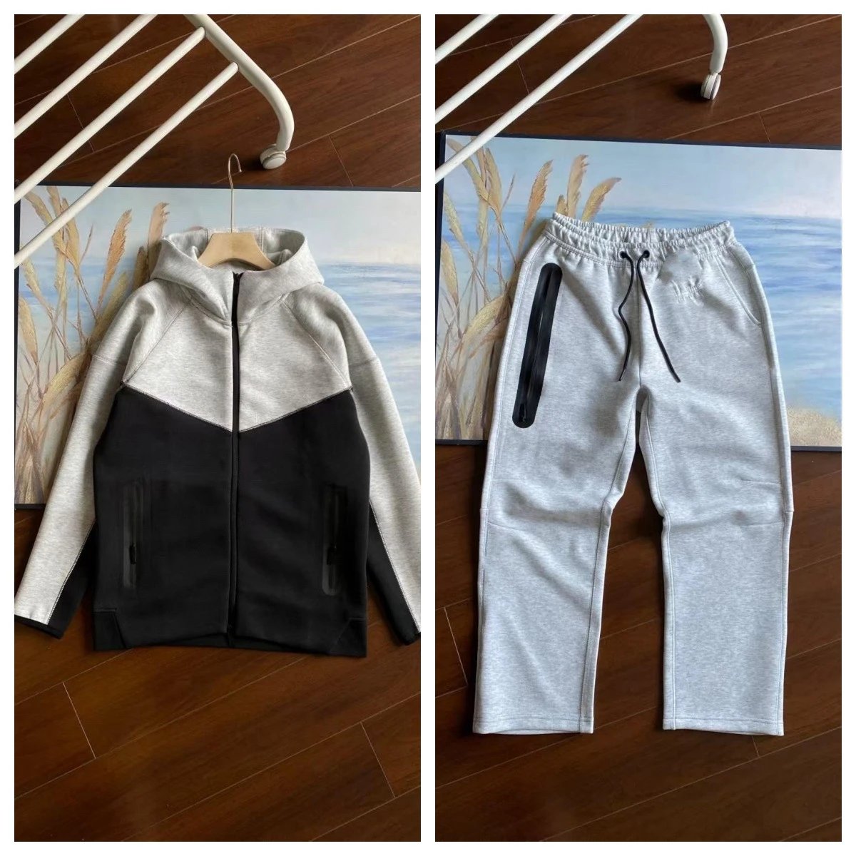 Black with Light Gray