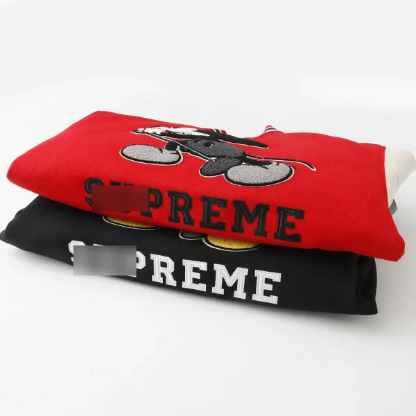 Supreme x Disney Mickey Mouse Varsity Jacket Red - 17