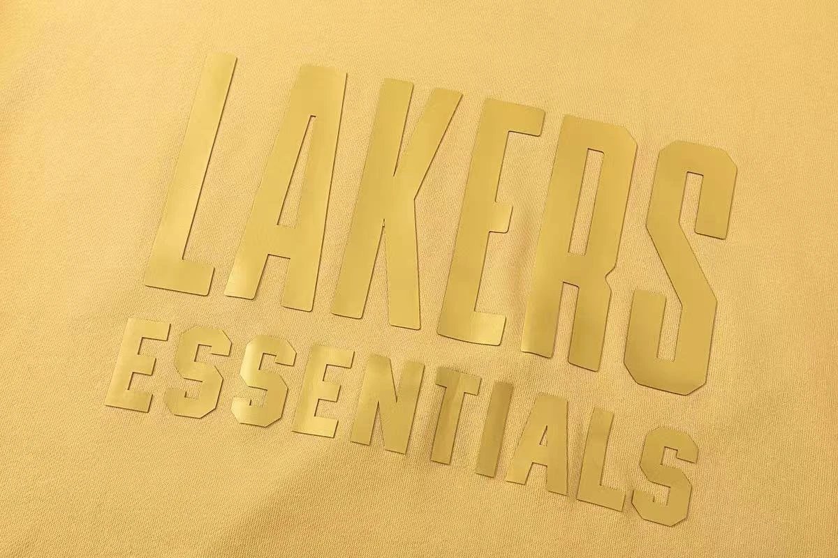 Los Angeles Lakers x Essentials Yellow Hoodie - 8