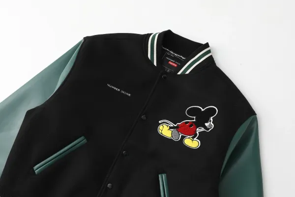 Supreme x Disney Mickey Mouse Varsity Jacket Red - 15
