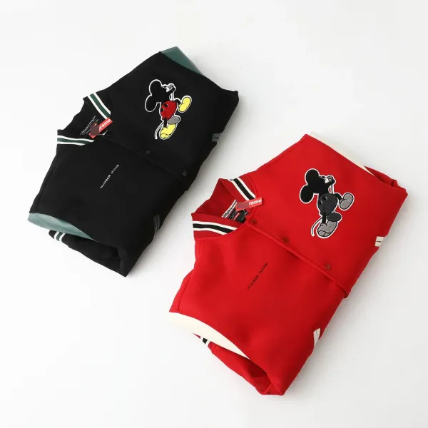 Supreme x Disney Mickey Mouse Varsity Jacket Red - 18