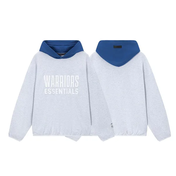 Golden State Warriors Essentials Hoodie Gray/Blue - 1