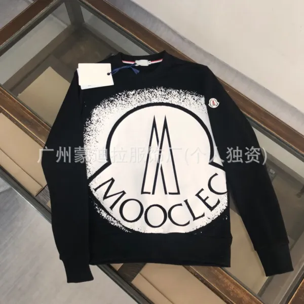 Moncler Genius MOOCLEC Graphic Print Black Hoodie - 1