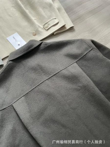 COS Wool Blend Zip-Up Jacket Gray Outerwear - 18
