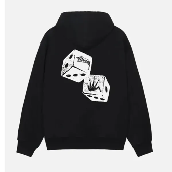 Stüssy Dice Print Hoodie White - 7