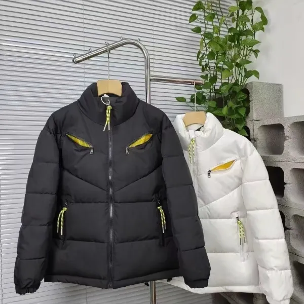Moncler Genius 1952 Puffer Jacket Black with Neon Yellow Accents Down-Jacket - 5