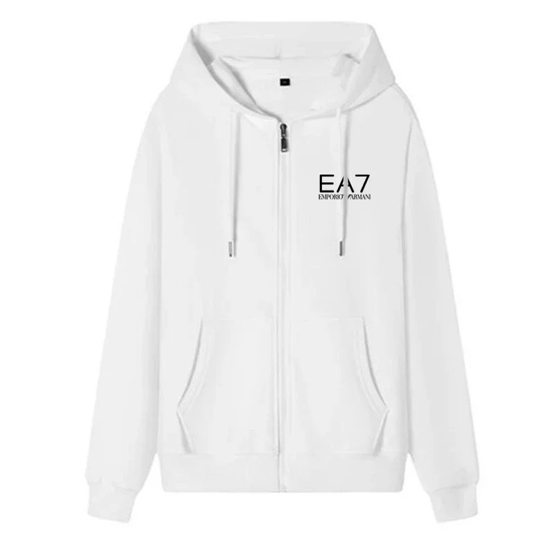 EA * 7 Printed Zipper Hoodies in Stock Zipper Hoodies for Men and Women cardigans Zipper Hoodies in Stock