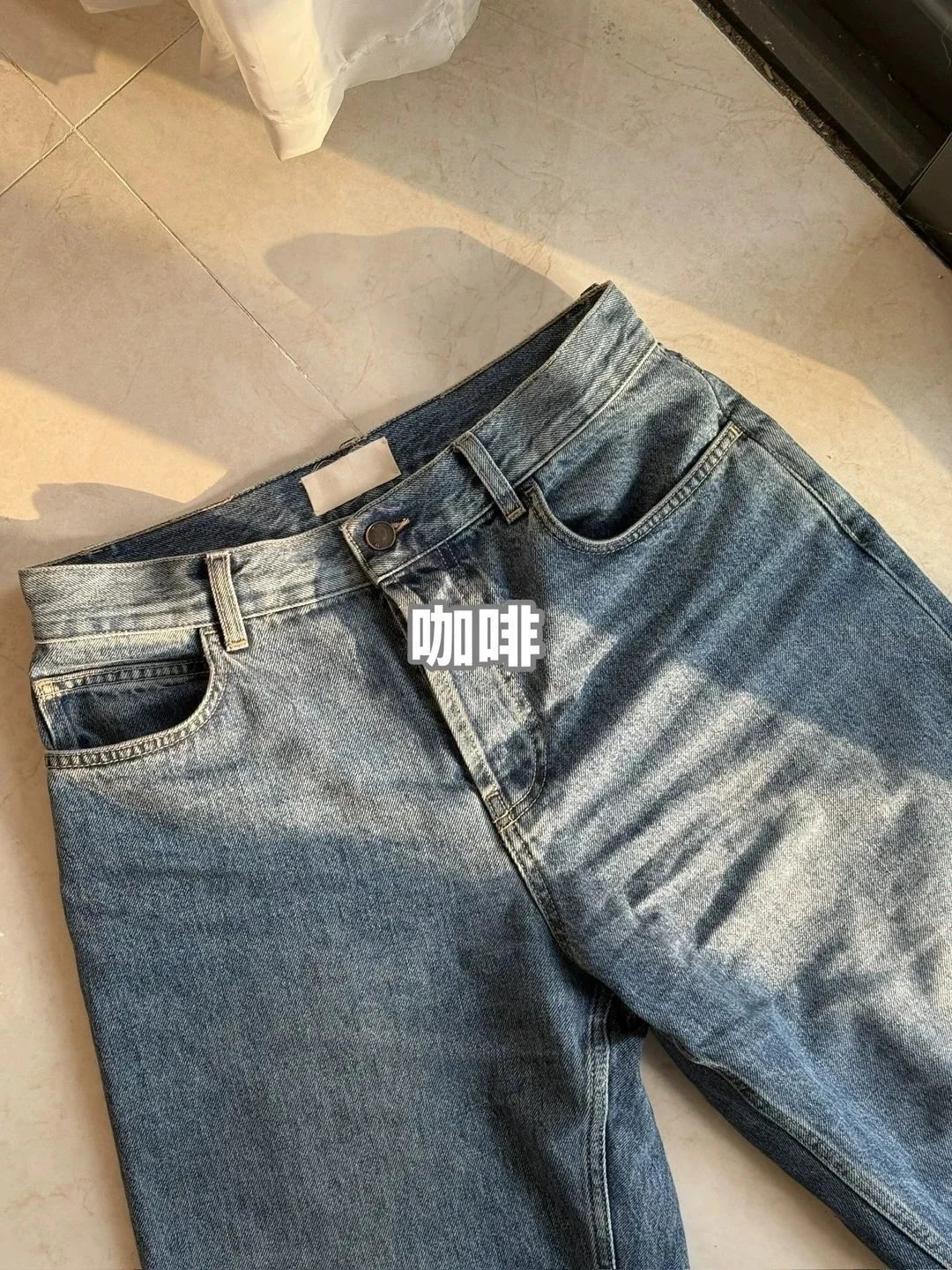 #Coffee made the row 25ss new jeans, originally purchased at a high price for pattern making, the most ruthless bulk goods on the market, ships in 3 days