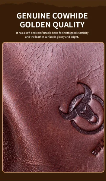 Design Bullcaptain Vintage Leather Crossbody Bag Brown Crossbody Bags - 26
