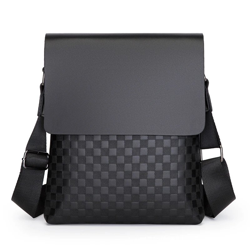 Design Woven Texture Crossbody Bag Black