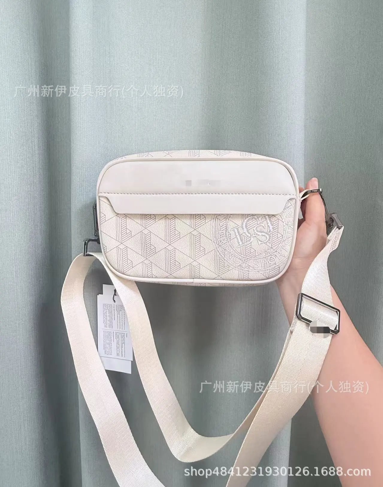 Le Coq Sportif Camera Bag Beige Crossbody Bag