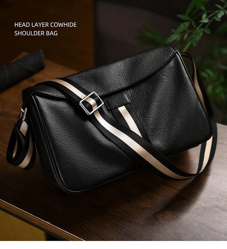 Design Adjustable Strap Crossbody Bag Black - 14