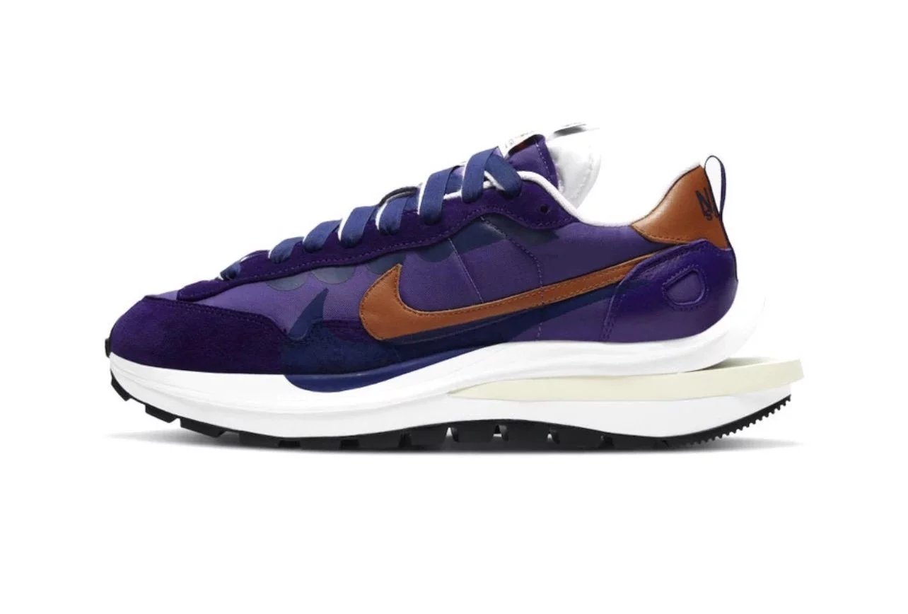 Nike Sacai Shoes — 3.0 Purple Gold colorway — USFans Spreadsheet photo