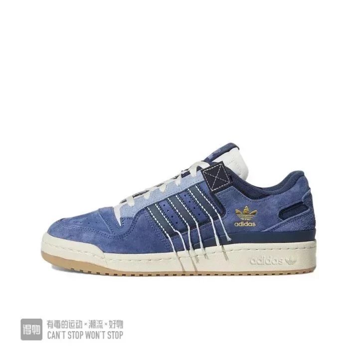 Adidas Forum Bad Bunny Brown — low top thread denim blue colorway — USFans Spreadsheet photo