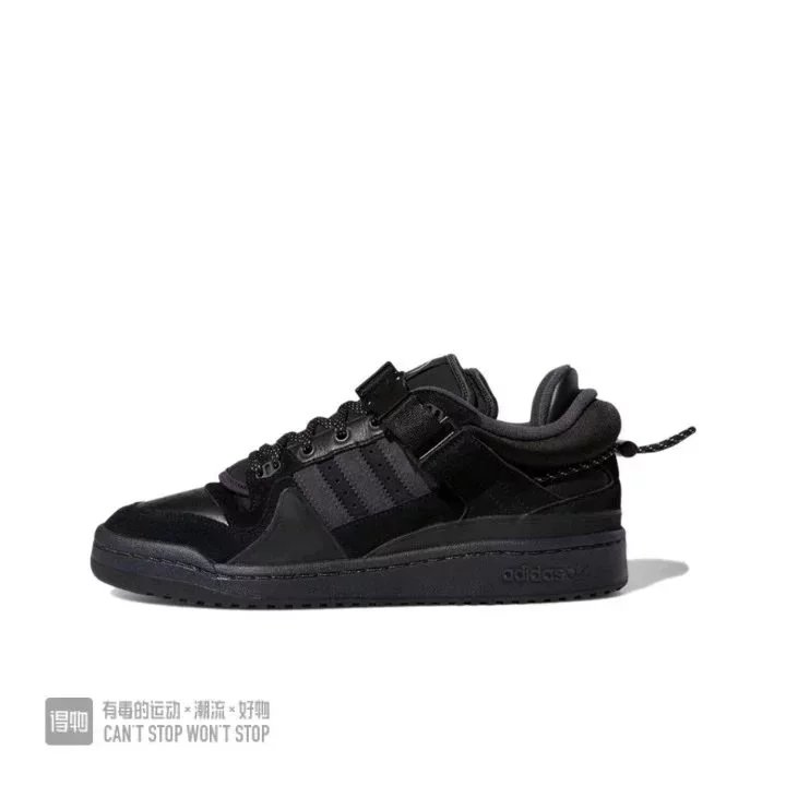 Adidas Forum Bad Bunny Brown — LOW BAD BUNNY PURE BLACK colorway — USFans Spreadsheet photo