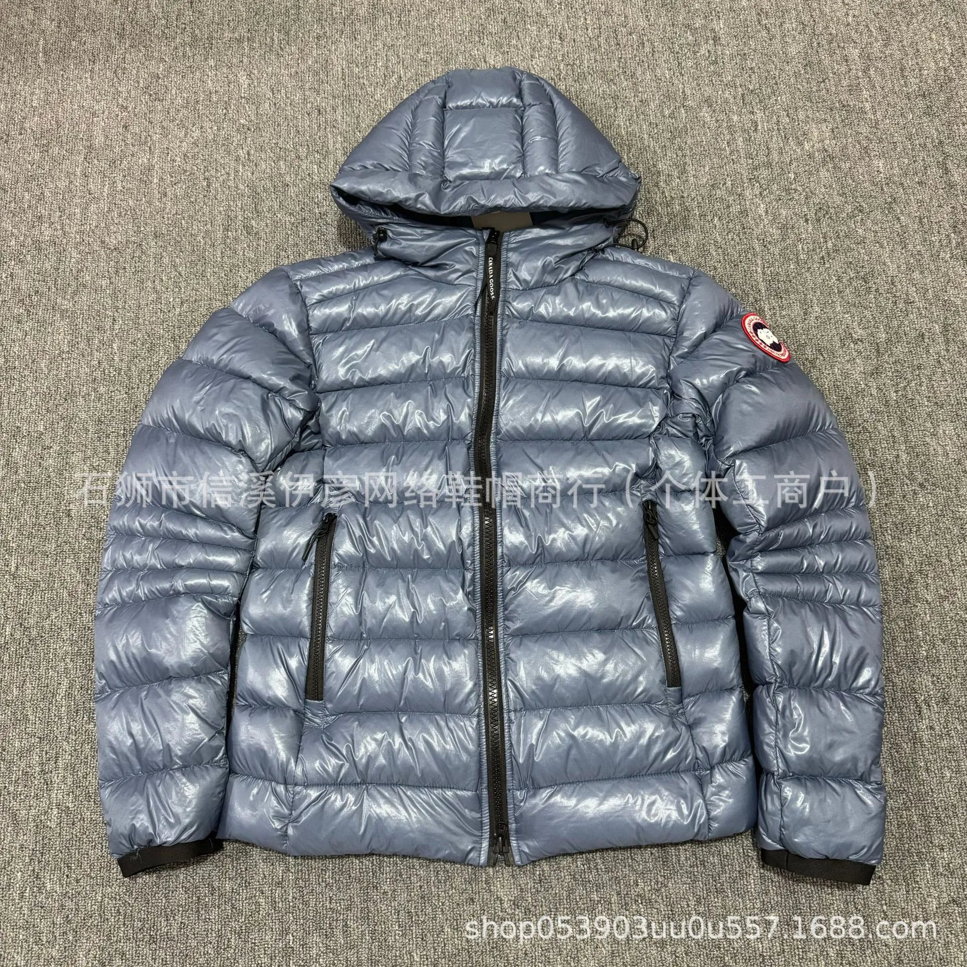 Canada Goose Chilliwack Bomber Navy Blue Down Jacket - 4