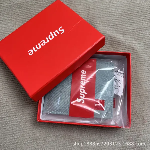 Supreme Box Logo Short Wallet Army Green - 11