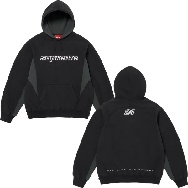 Supreme Division One Champs Hoodie Black - 1