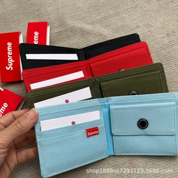 Supreme Box Logo Short Wallet Army Green - 5