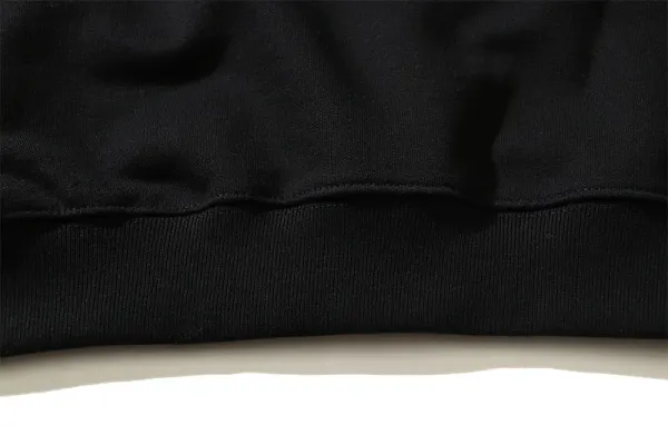 Off-White Diagonal Stitch Sweatshirt Black Hoodie - 15