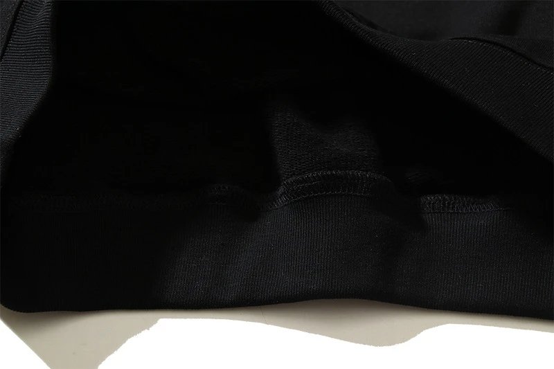 Off-White Diagonal Stitch Sweatshirt Black Hoodie - 18