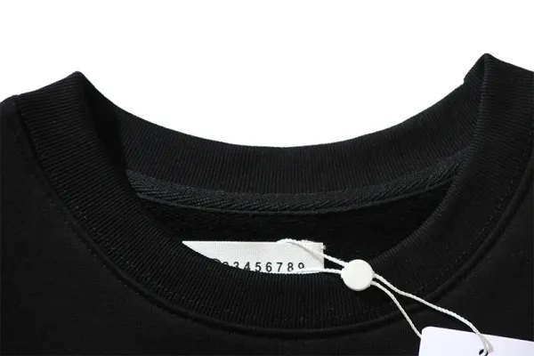 Off-White Diagonal Stitch Sweatshirt Black Hoodie - 13