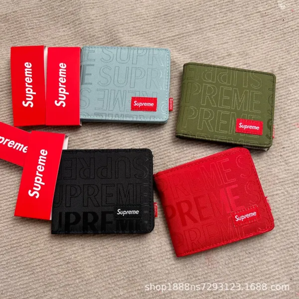 Supreme Box Logo Short Wallet Army Green - 9