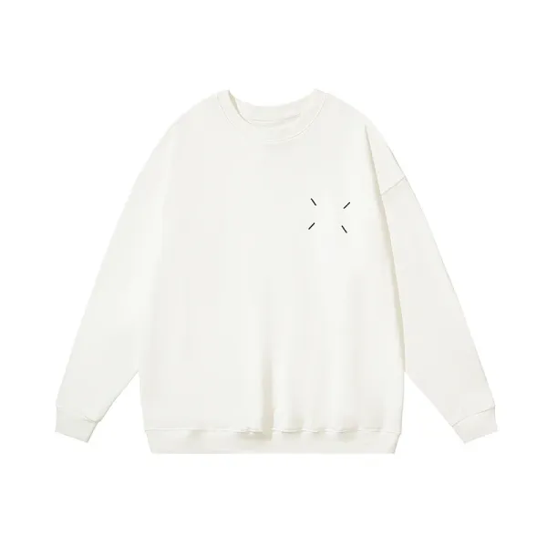 Off-White Diagonal Stitch Sweatshirt Black Hoodie - 6