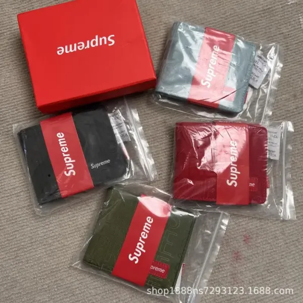 Supreme Box Logo Short Wallet Army Green - 10