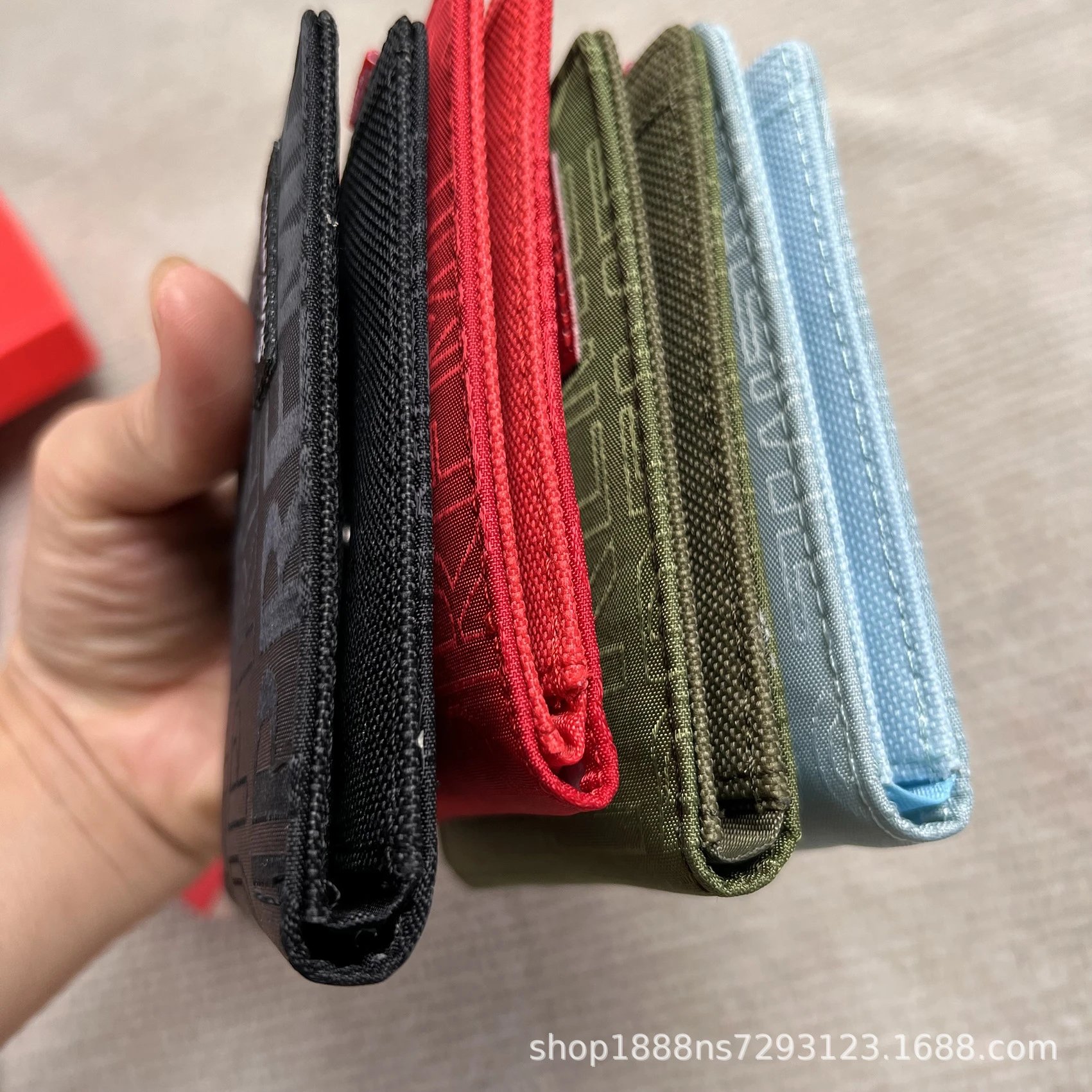 Supreme Box Logo Short Wallet Army Green - 8