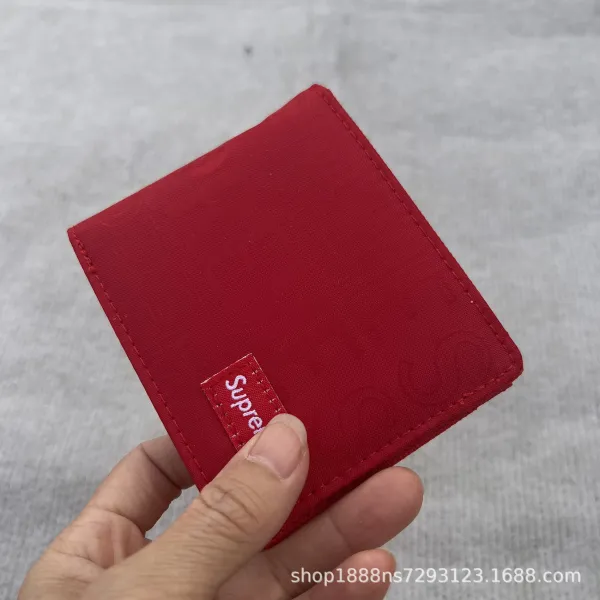 Supreme Box Logo Short Wallet Red - 1